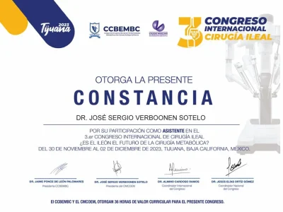 Cirugia IlealDr Sergio Verboonen Sotelo