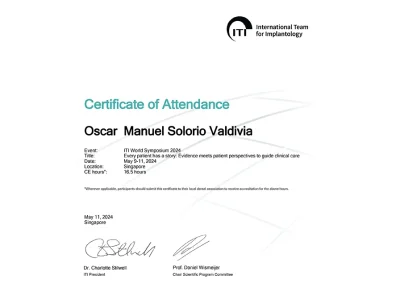 Dr. Solorio Certificate of Attendance